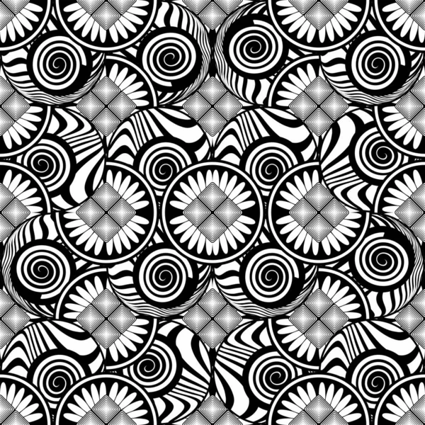 Abstracto Patrón Sin Costura Textura Fondo Ilustración — Vector de stock