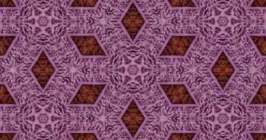 Güzel doku kaleydoskopik tasarım, soyut kaleydoskop arkaplan, eşsiz kaleydoskop animasyonu.