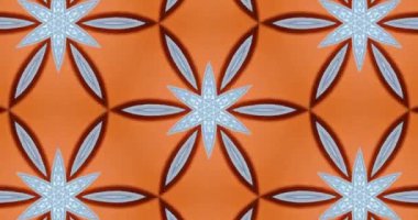 Güzel doku kaleydoskopik tasarım, soyut kaleydoskop arkaplan, eşsiz kaleydoskop animasyonu.