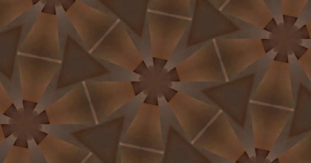 Mooie Textuur Caleidoscopisch Ontwerp Abstracte Caleidoscoop Achtergrond Unieke Caleidoscoop Animatie — Stockvideo