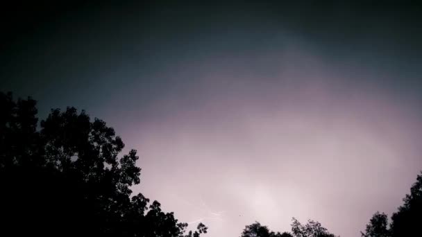 Tormenta Relámpagos Masiva Tiempo Extremo Apagón Energía Desastre Tornado Cinematic — Vídeo de stock