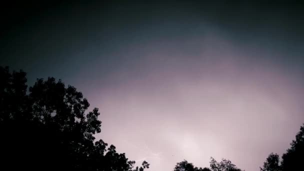 Massiccia Tempesta Fulmini Estremo Tempo Interruzione Corrente Disastro Tornado Cinematic — Video Stock