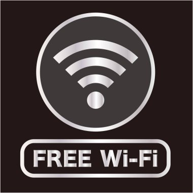 En iyi kablosuz internet simgeleri. Gümüş dizaynının vektör görüntüsü.