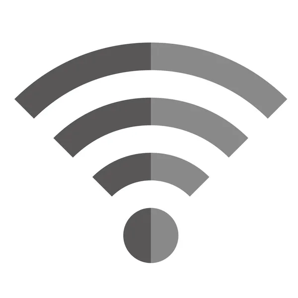 Ikona Wifi Dwóch Kolorach — Wektor stockowy