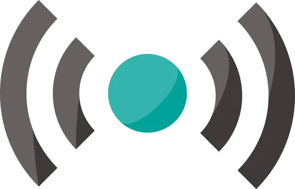 Radio Wave Icon Simple Icon — Stock Photo, Image
