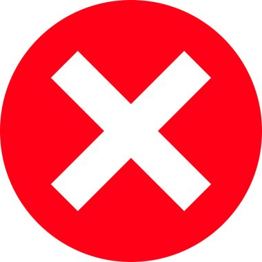 Kızıl haç işareti simgesi. Bu basit bir vektör..