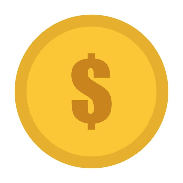 Geld Vektor Image Symbol Dollar — Stockvektor