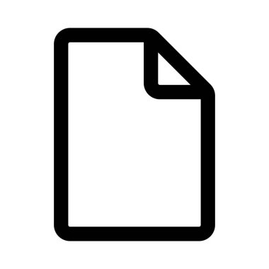 Not basit simgesi. Düz tasarımın vektör illüstrasyonu.