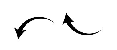 Yukarı ve aşağı ok ve kabarma. vektör.