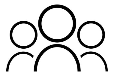 İnsan Vektörü simgesi. Bir kişi hakkında basit bir simge.