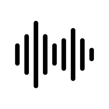 Equalizer waves. Symbols of sound waves. Vectors.