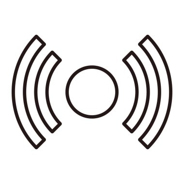 A simple radio icon. Vector.