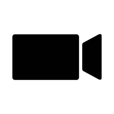 Video camera icon. Cinema camera icon. Film camera and movie camera icons. Vectors.