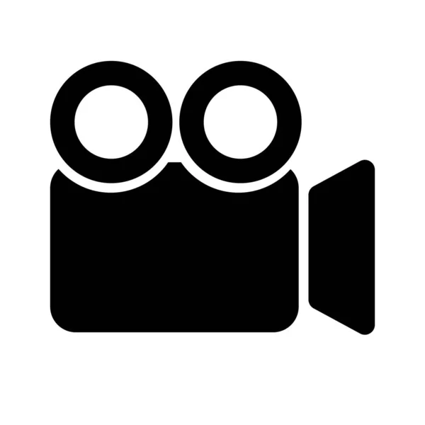Video Camera Icon Cinema Camera Icon Film Camera Movie Camera — Stockvektor