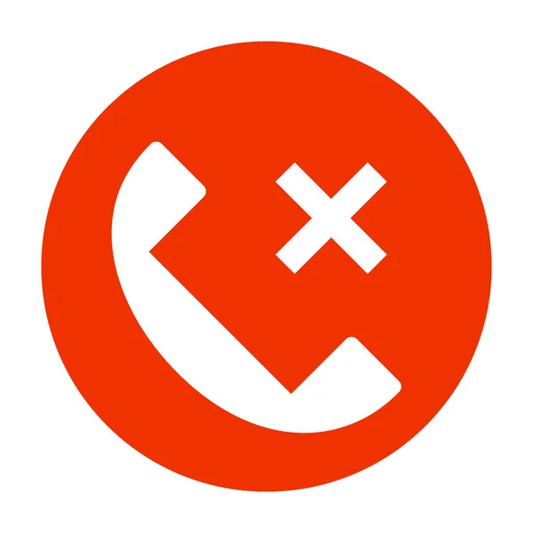 Phone Icon Cannot Called Vector — Stockový vektor