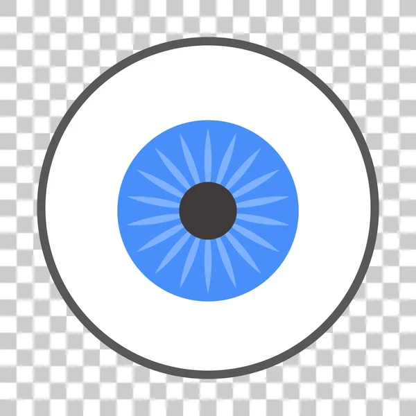 Realistic Eyes Icon Simple Vector — Archivo Imágenes Vectoriales