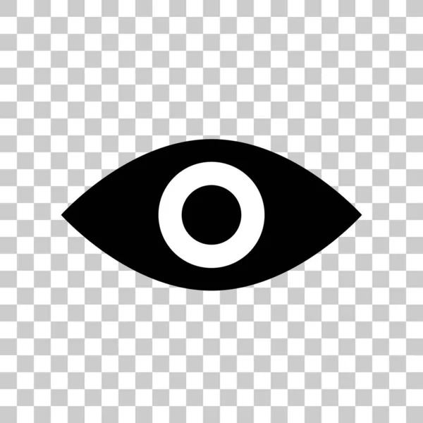 Піктограма Очей Прозорим Тлом Векторні — стоковий вектор