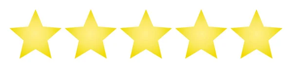 Five Star Icon Can Used Reviews Other Purposes Vector — Vector de stock