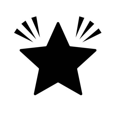 Pop star silhouette icon. Vector.
