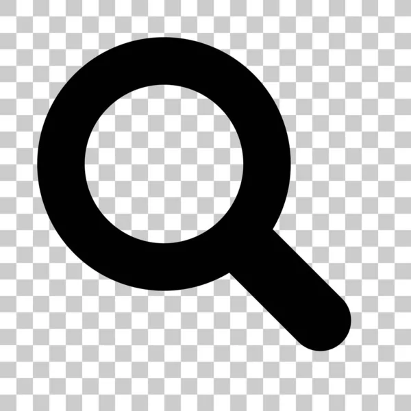 Magnifying Glass Icon Transparent Background Vector — Διανυσματικό Αρχείο