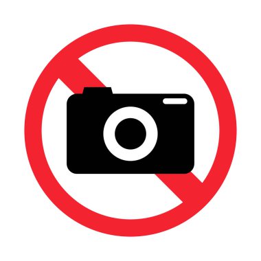 Dur ve kamera simgesi.