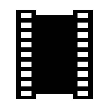 A simple movie icon. Vectors.