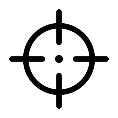 Target icon. The aim icon. Vector.