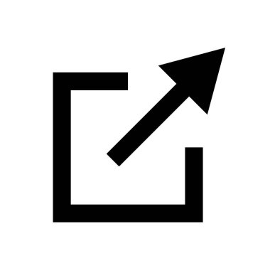 Link icon. Hyperlink chain symbol. External link vectors.