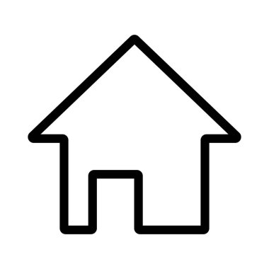 A simple house icon. Vector.