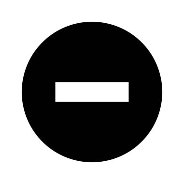 Stop sign silhouette icon. Vector.