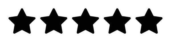 Icono Estrellas Vectores Valoración — Vector de stock