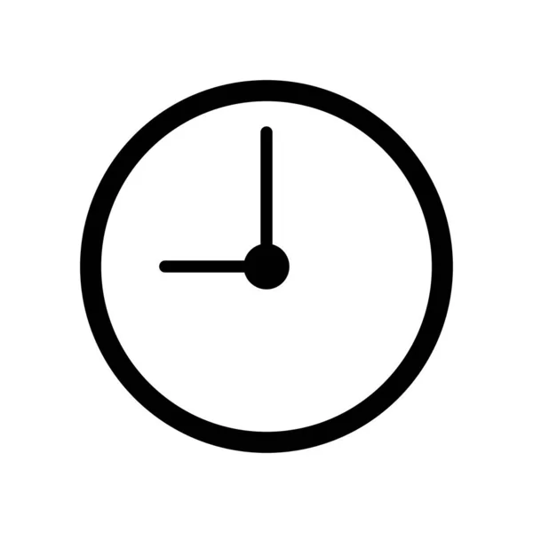 Clock Icon Display Time Vector — Vector de stock