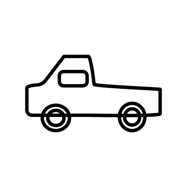 Icona Del Camion Dati Vettoriali Auto — Vettoriale Stock