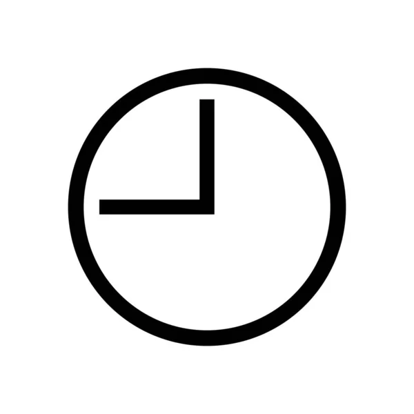 Simple Clock Icon Timer Vector — Stockvektor