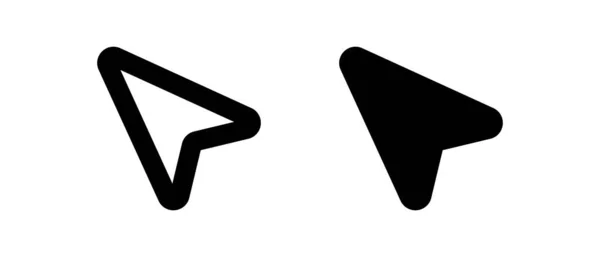 Set Mouse Cursor Icons Computer Pointers Vector — Archivo Imágenes Vectoriales