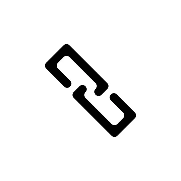 Flat Design Link Icon Vector — Image vectorielle