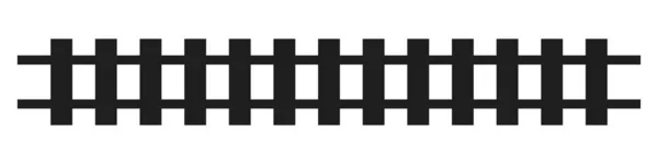 Rails Ladders Silhouette Icon Vector — Διανυσματικό Αρχείο