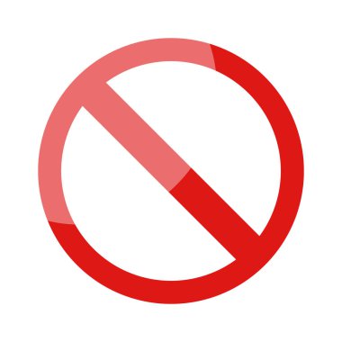 Dur işareti. Trafik levhası. Vektör.