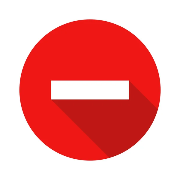 Современный Красный Знак Остановки Вектор — стоковый вектор