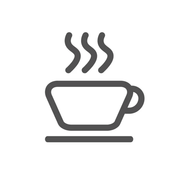 Simple Icono Café Café Vector — Archivo Imágenes Vectoriales