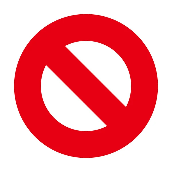禁令禁止或管制的标志停止签名 — 图库矢量图片