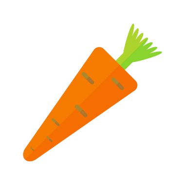Carrot icon. Vectors about vegetable.