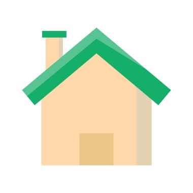 Ev ikonu. Emlak simgesi. Vektör.