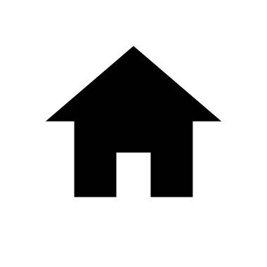 Ev ikonu. Ev ikonu. Vektör.