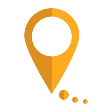 Harita iğneleri haritada. Konum simgeleri. Vektörler.