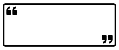 Çift tırnak işareti ve çerçeve. Duvar kağıdından alıntı yap. Vektörler.