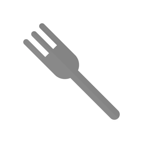 Fork Icon Tool Eating Food Vector — Stock Vector