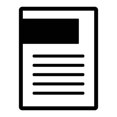 Not simgesi. Dosya simgeleri. Vektörler.