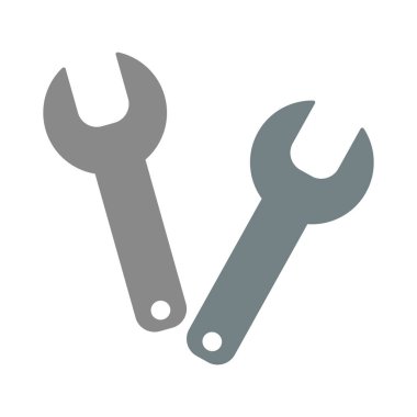 İki anahtar simgesi. Anahtar simgesi seti. Vektör.