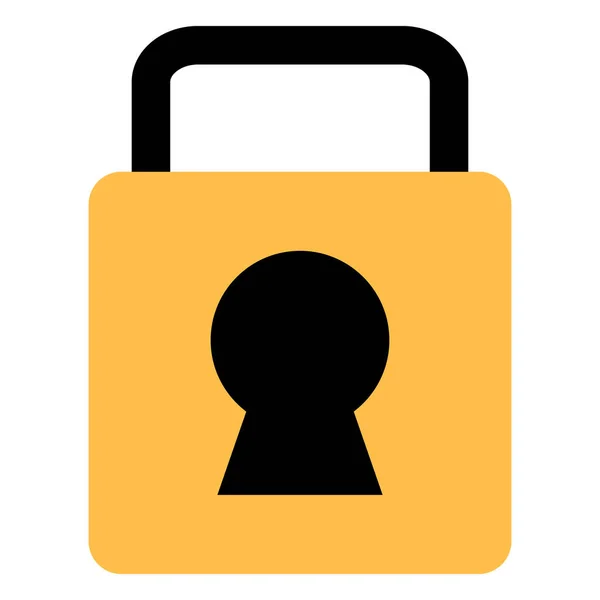 Security Lock Icon Padlock Icon Vector — Stock Vector